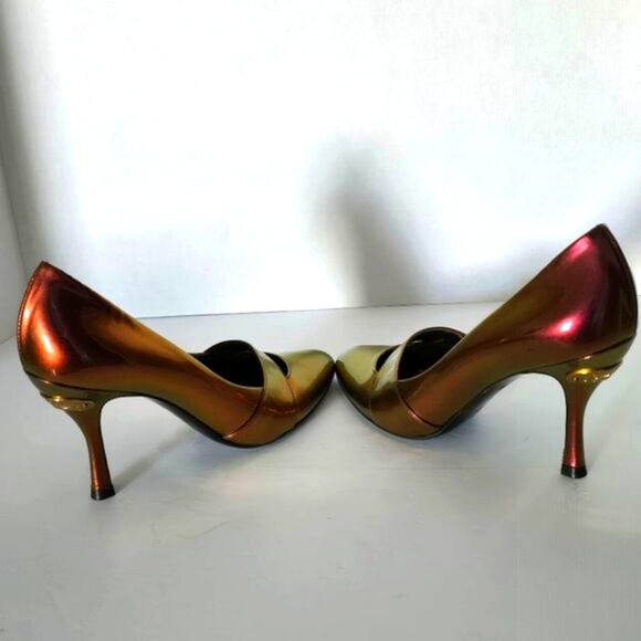 Louis Vuitton Prismatic Limited Edition Patent Leather Heels Size 36/6 - Picture 9 of 16